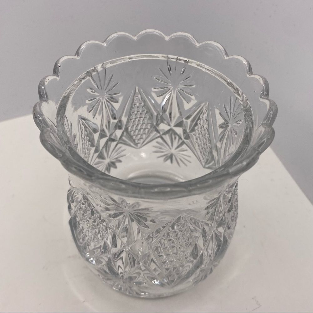 Vintage Westmoreland Glass Clear Spooner Pressed Glass